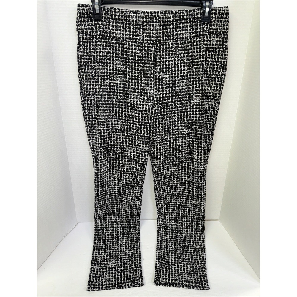 Renuar Pants Women's Size 12 Black And White Skinny Dress Pants